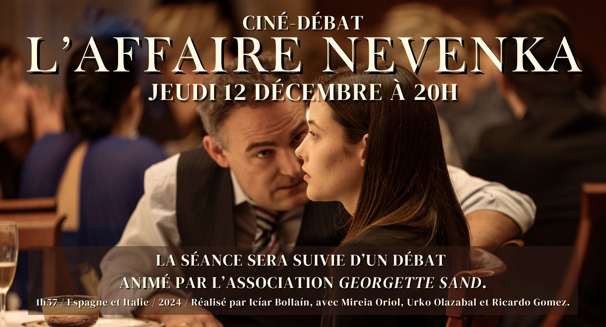 CINÉ-DÉBAT - L'AFFAIRE NEVENKA