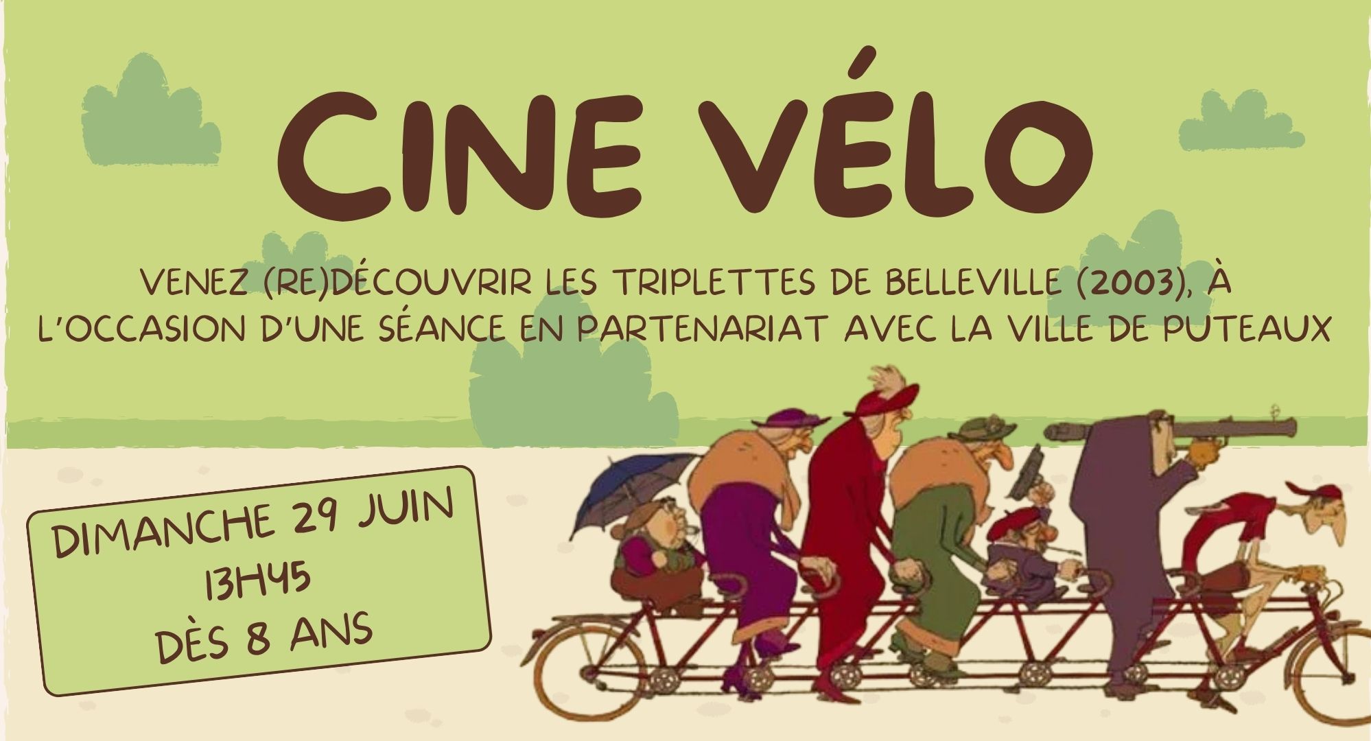 Les Triplettes de Belleville - dimanche 29 juin à 13h45