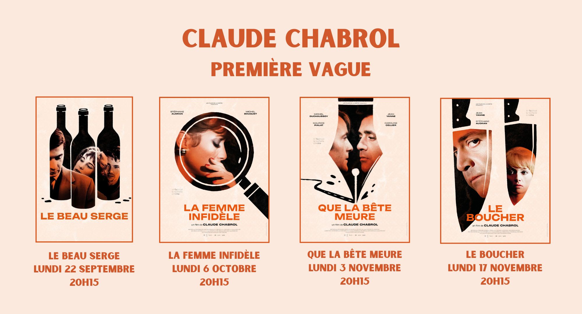 CINÉ-CLUB - CLAUDE CHABROL, PREMIÈRE VAGUE