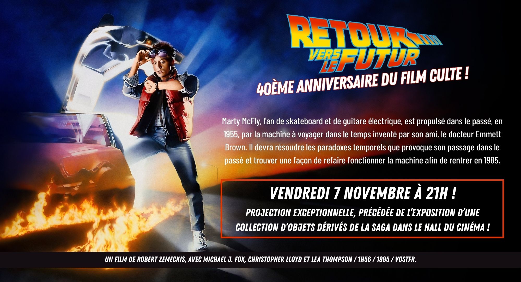 RETOUR VERS LE FUTUR - LE 40ÈME ANNIVERSAIRE