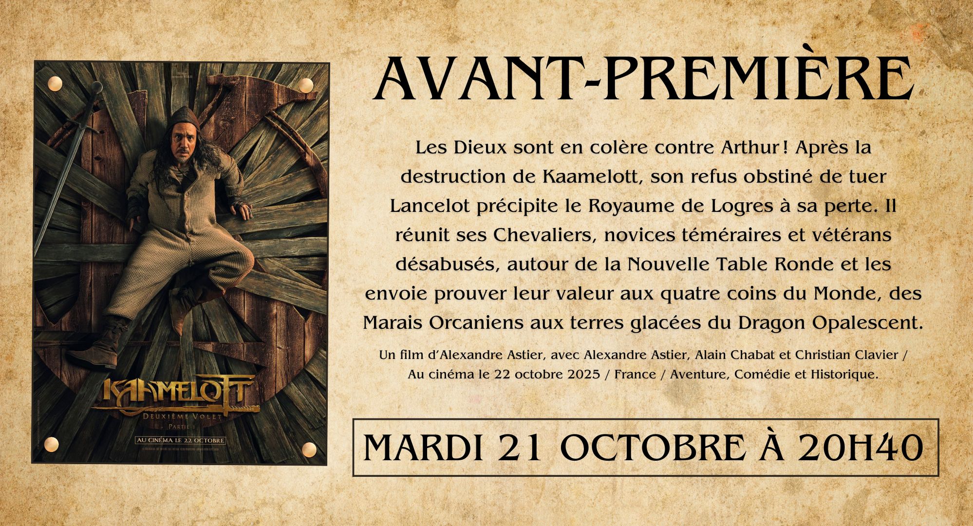AVANT-PREMIÈRE - KAAMELOTT : DEUXIÈME VOLET (PARTIE 1)