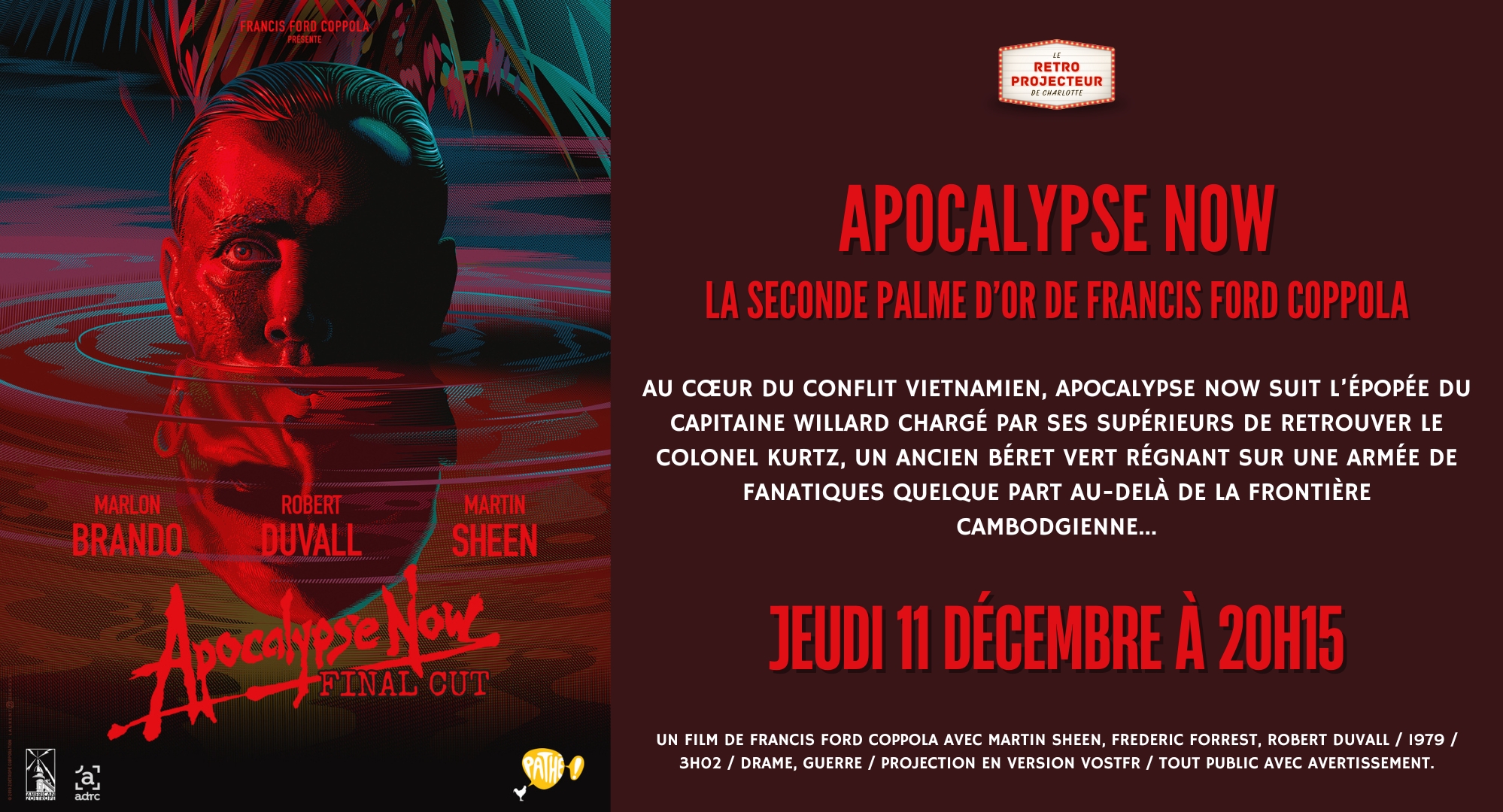 LE RETRO PROJECTEUR - FRANCIS FORD COPPOLA !