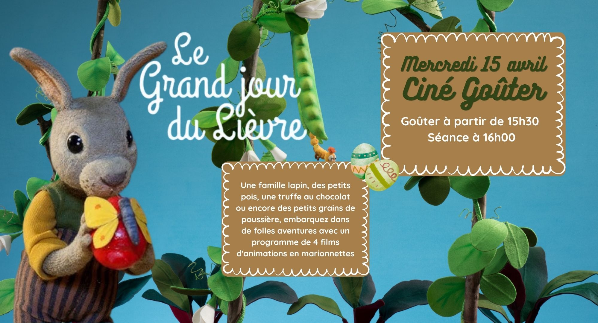 CINÉ-GOÛTERS - Le Grand Jour du Lièvre