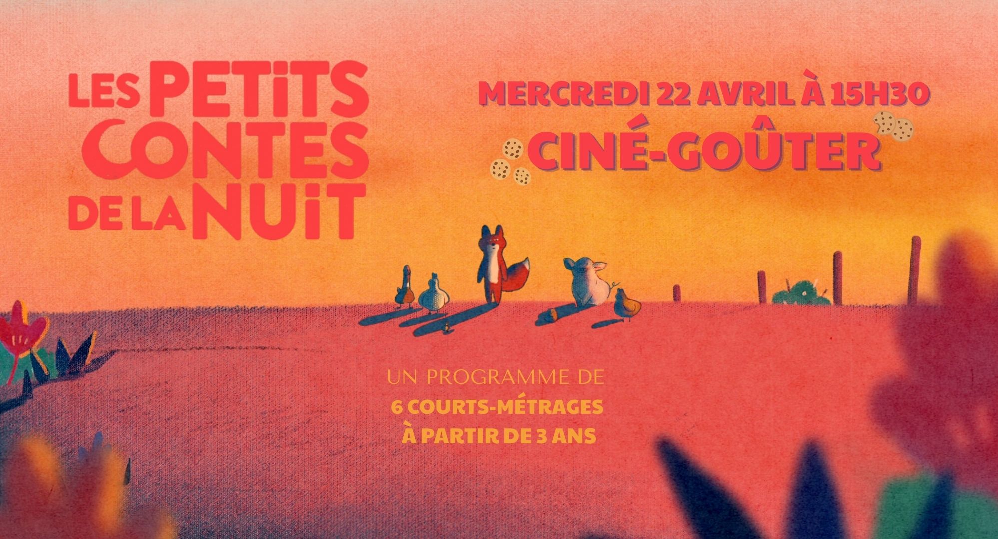 CINÉ-GOÛTERS - LES PETITS CONTES DE LA NUIT ✨