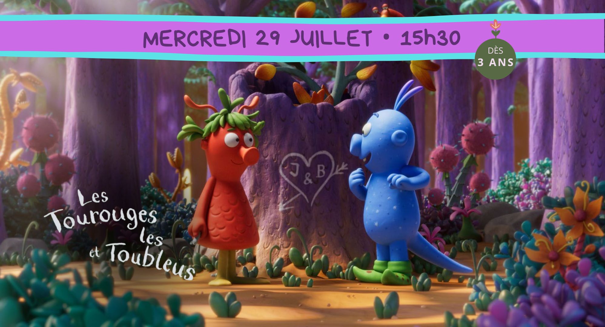 ✨ LES CINÉ-GOÛTERS • LES TOUROUGES ET LES TOUBLEUS • mercredi 29 juillet à 15h30