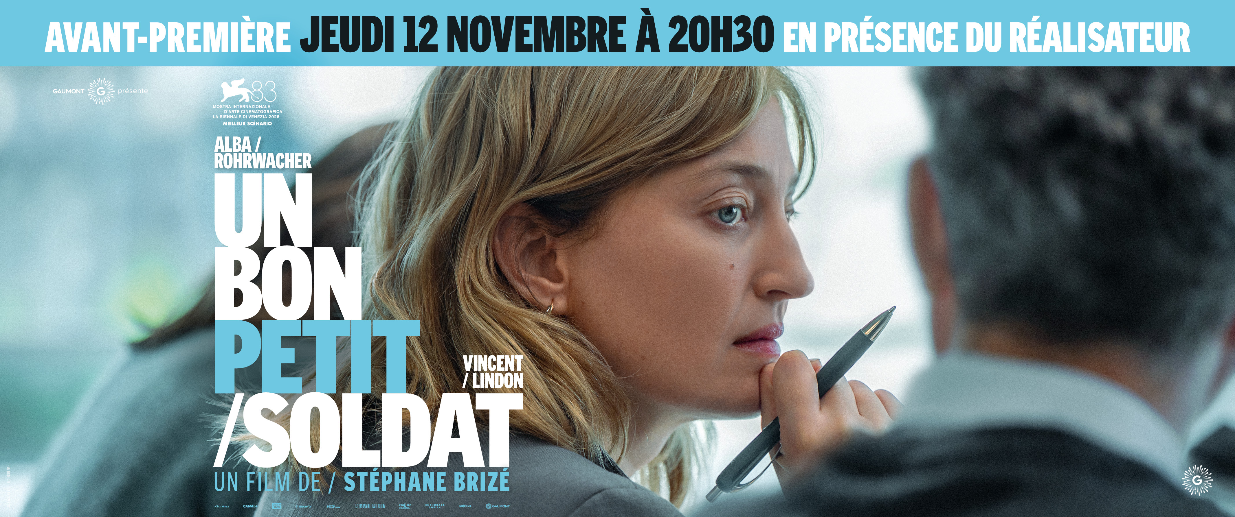▫️UN BON PETIT SOLDAT • Avant-première et rencontre avec le réalisateur • JEUDI 12 NOVEMBRE 20H30